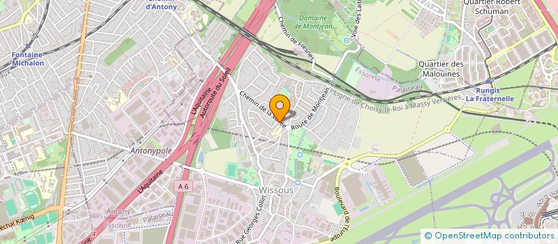 localisation de l'entreprise CHRONO NET à WISSOUS