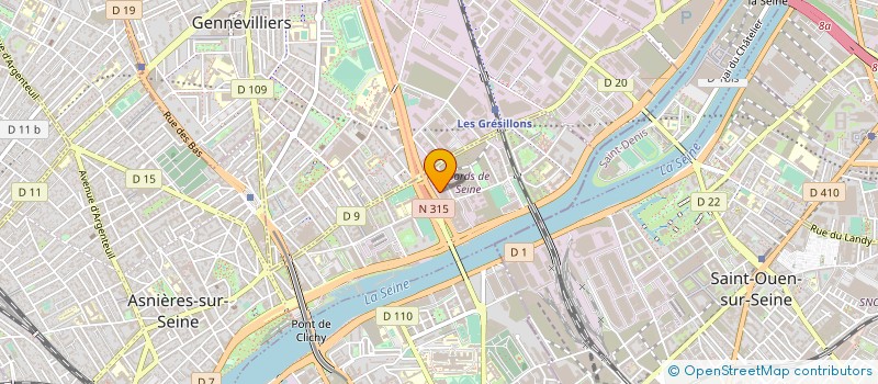 localisation de l'entreprise CHRONO NETT SERVICE (C.N.S) SARAH CONCEPT  ASNIERES-SUR-SEINE