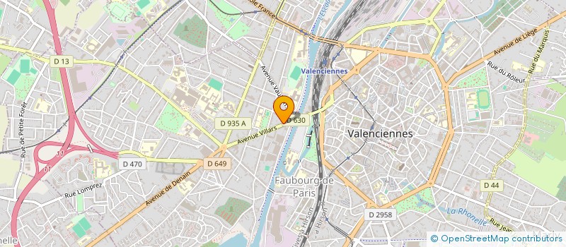 localisation de l'entreprise CHRONO'PERMIS  VALENCIENNES