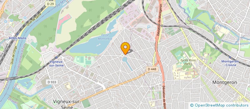 localisation de l'entreprise CHRONO PIZZA à VIGNEUX-SUR-SEINE