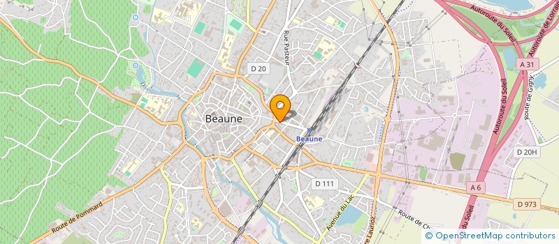 localisation de l'entreprise CHRONO PIZZA à BEAUNE