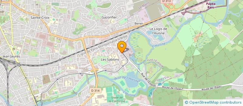 localisation de l'entreprise CHRONO PIZZA  LE MANS