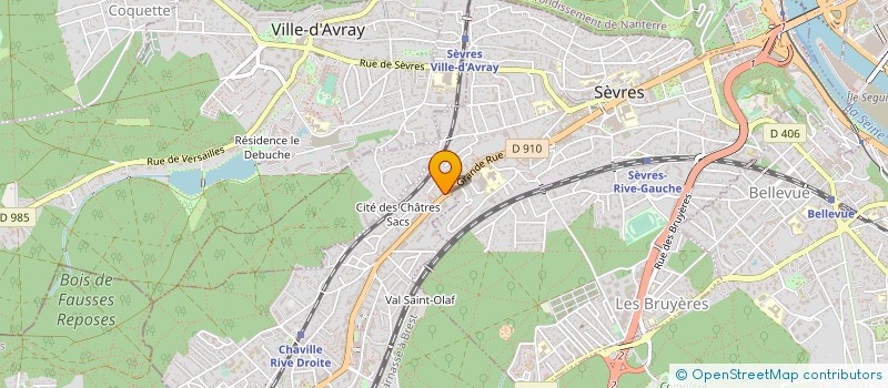 localisation de l'entreprise CHRONO PIZZA à CHAVILLE