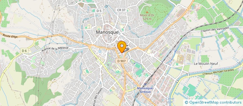 localisation de l'entreprise CHRONO PIZZA  MANOSQUE