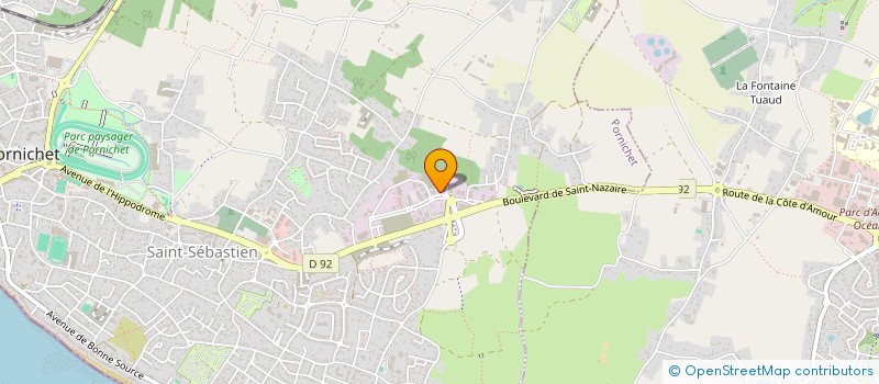 localisation de l'entreprise CHRONO SERRURERIE VITRERIE à PORNICHET