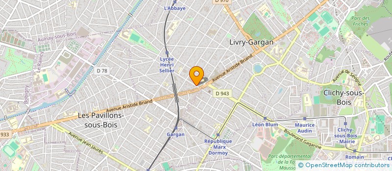 localisation de l'entreprise CHRONO SERVICES à LIVRY-GARGAN