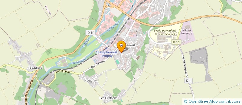 localisation de l'entreprise CHRONO TAXI  PROVINS