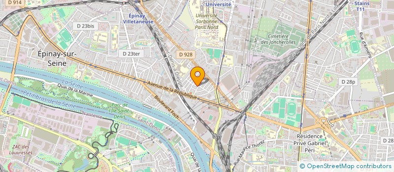 localisation de l'entreprise CHRONO TRANSPORT SERVICES  MONTREUIL