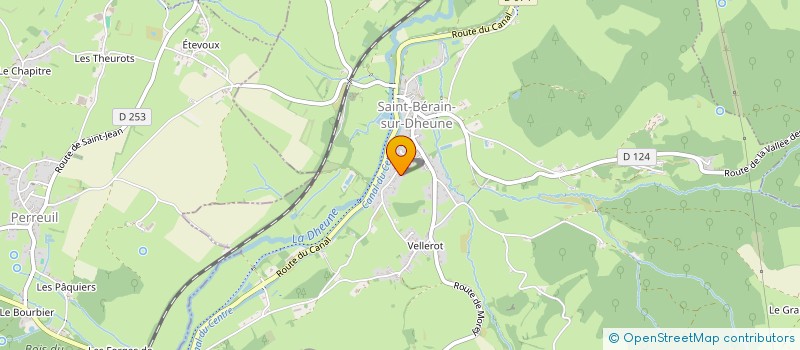 localisation de l'entreprise CHRONO VINS  SAINT-BERAIN-SUR-DHEUNE