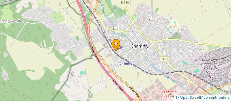 localisation de l'entreprise CHRONOBAT à CHAMBLY