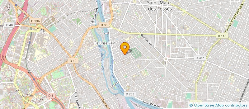 localisation de l'entreprise CHRONOBRAIN à SAINT-MAUR-DES-FOSSES