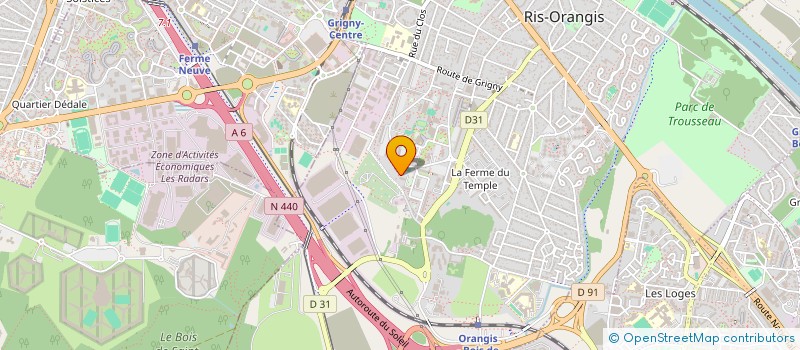 localisation de l'entreprise CHRONOCAB à RIS-ORANGIS