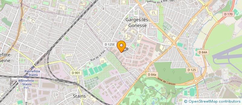 localisation de l'entreprise CHRONOCASH à GARGES-LES-GONESSE