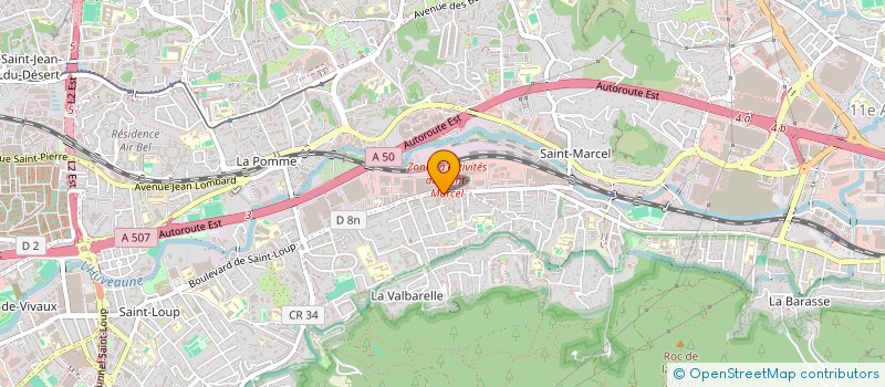 localisation de l'entreprise CHRONOCOIF à MARSEILLE