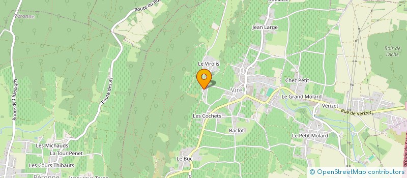 localisation de l'entreprise CHRONOCOM SARL à VIRE