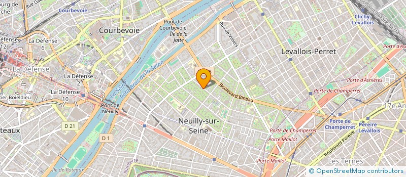 localisation de l'entreprise CHRONODIETE à NEUILLY-SUR-SEINE