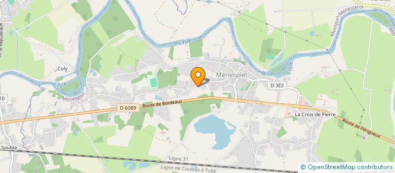 localisation de l'entreprise CHRONOFEST  MENESPLET