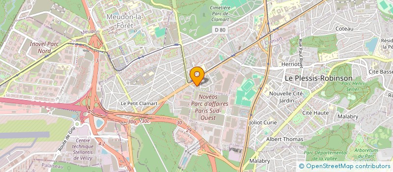 localisation de l'entreprise CHRONOLOGISTIQUE à CLAMART