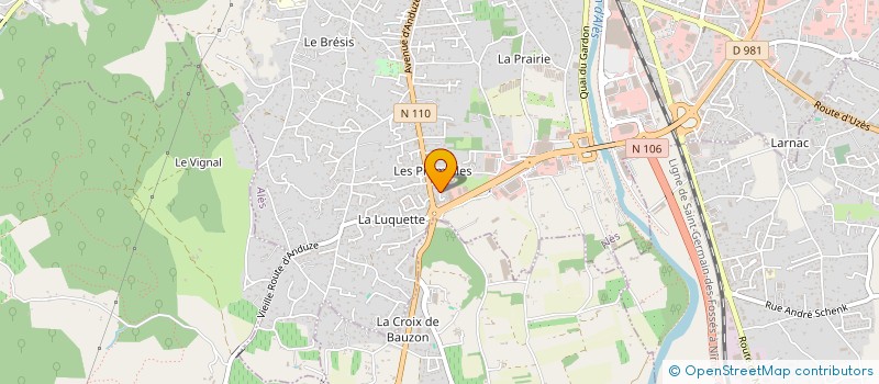 localisation de l'entreprise CHRONOMETRAGE INFORMATIQUE SERVICE à ALES