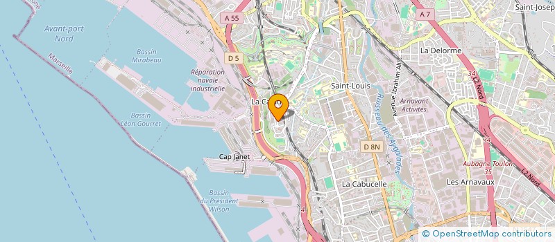 localisation de l'entreprise CHRONOMISTRAL à MARSEILLE