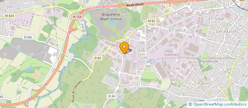 localisation de l'entreprise CHRONOPLI à PLAISANCE-DU-TOUCH