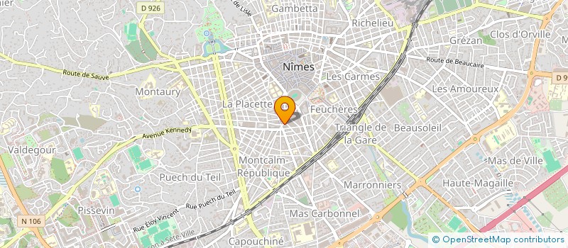 localisation de l'entreprise CHRONOPOINT à NIMES