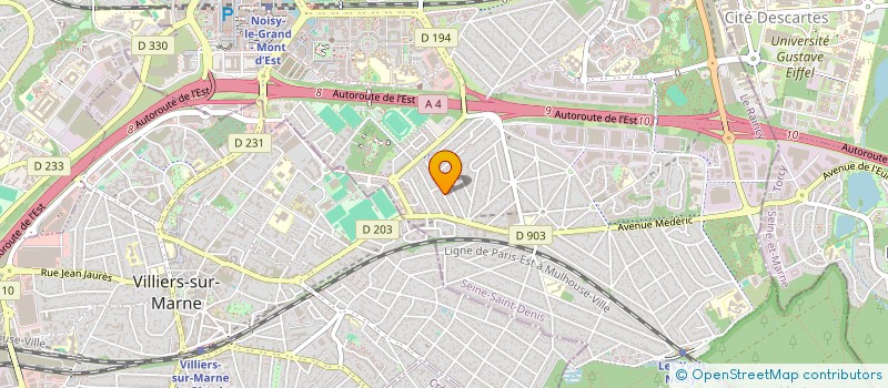 localisation de l'entreprise CHRONOPOSES à NOISY-LE-GRAND