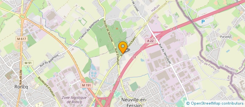 localisation de l'entreprise CHRONOPRINT à NEUVILLE-EN-FERRAIN