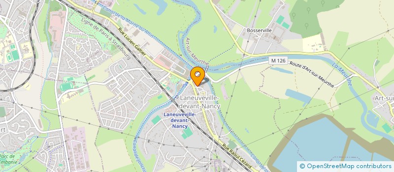 localisation de l'entreprise CHRONOPRO  LANEUVEVILLE-DEVANT-NANCY