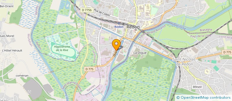 localisation de l'entreprise CHRONOPROPRE REDON à REDON