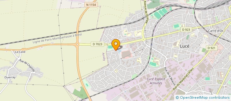 localisation de l'entreprise CHRONOS à LUCE