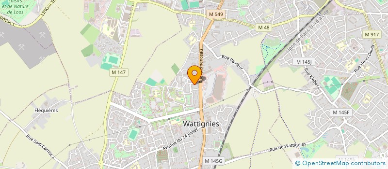 localisation de l'entreprise CHRONOS  WATTIGNIES