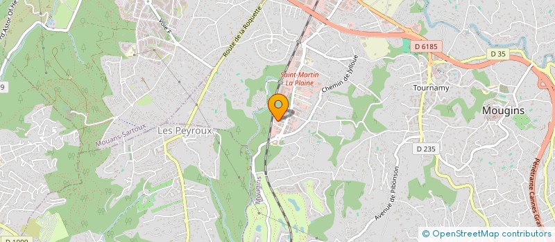 localisation de l'entreprise CHRONOS.ELECTRO  MOUGINS