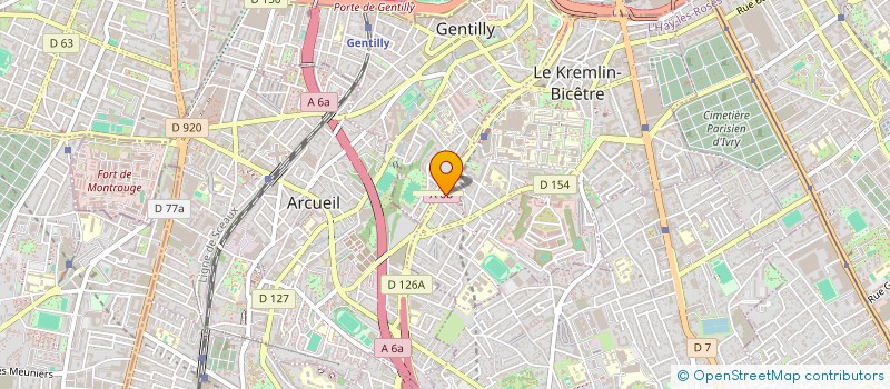 localisation de l'entreprise CHRONOS.FR  LE KREMLIN-BICETRE