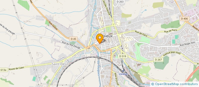 localisation de l'entreprise CHRONOS HFL à LISIEUX
