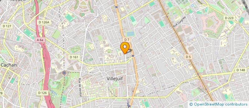 localisation de l'entreprise CHRONOS IMMOBILIER à VILLEJUIF