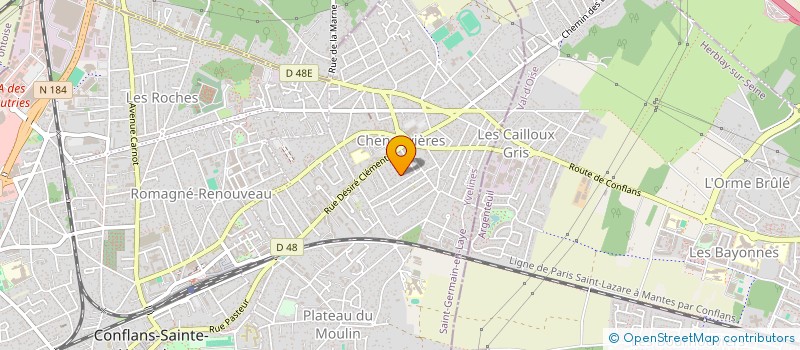 localisation de l'entreprise CHRONOSERVICES AUTO à CONFLANS-SAINTE-HONORINE