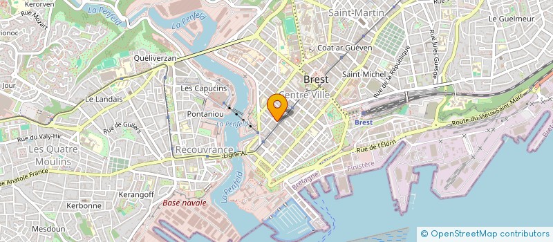 localisation de l'entreprise CHRONOSHARP à BREST