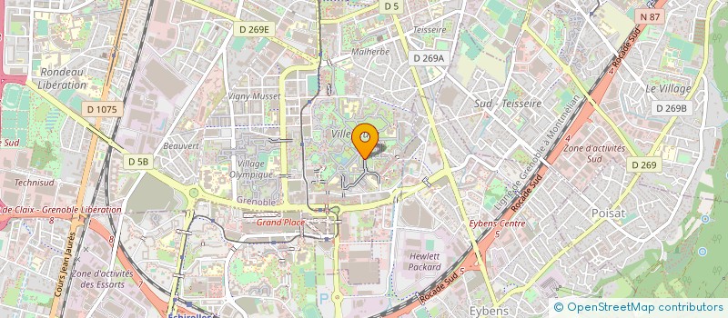 localisation de l'entreprise CHRONOSON à GRENOBLE