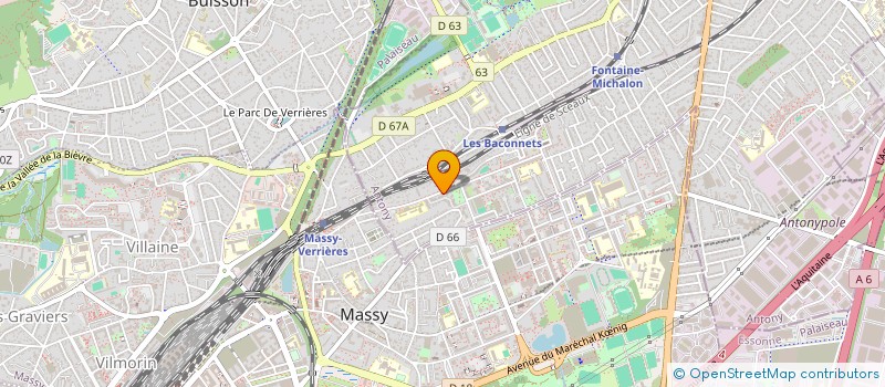 localisation de l'entreprise CHRONOSPHERE SPORT UNLIMITED à ANTONY