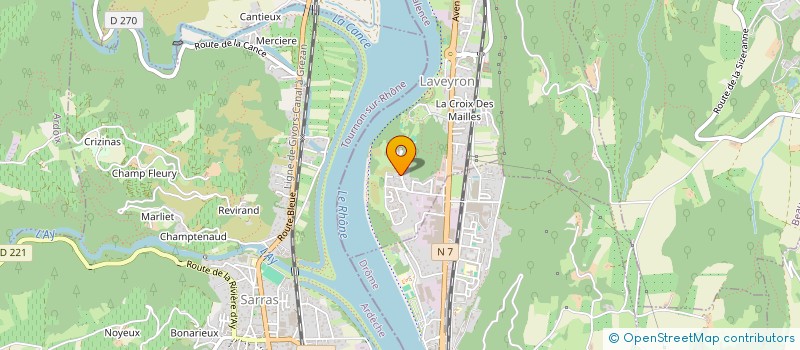 localisation de l'entreprise CHRONOSPHERES  BEAUSEMBLANT