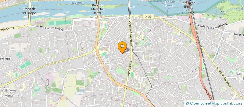 localisation de l'entreprise CHRONOSTYLE à ORLEANS