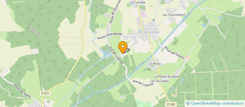 localisation de l'entreprise CHRONOTEAM à INGRANNES