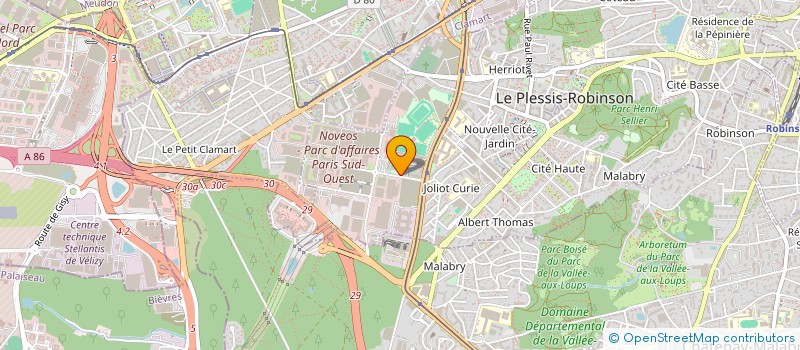 localisation de l'entreprise CHRONOTECH à CLICHY