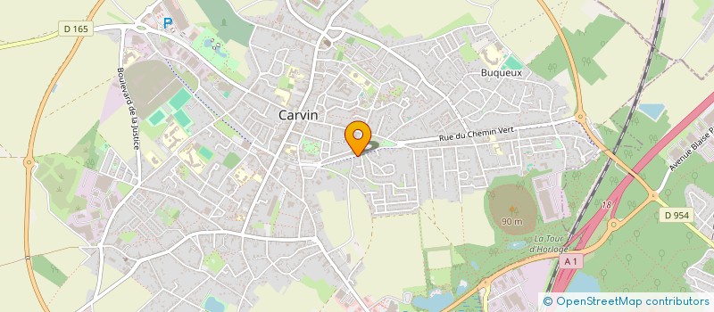 localisation de l'entreprise CHRONOTIME à CARVIN