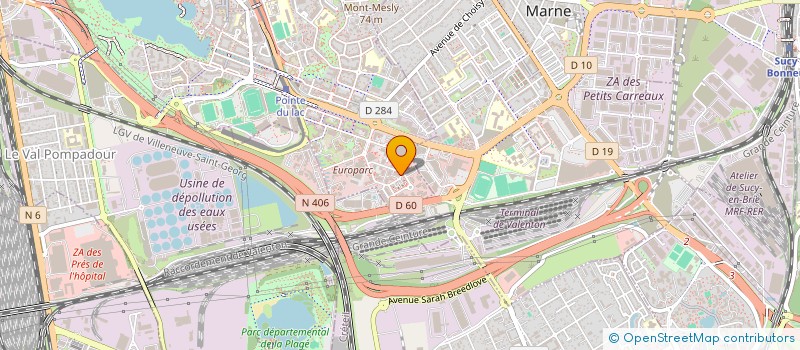 localisation de l'entreprise CHRONOTIQUE à CRETEIL