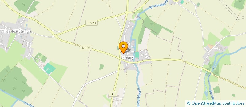 localisation de l'entreprise CHRONOTRANS  FLEURY