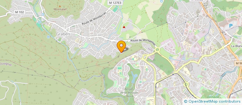 localisation de l'entreprise CHRONOTRANS HERAULT à GRABELS