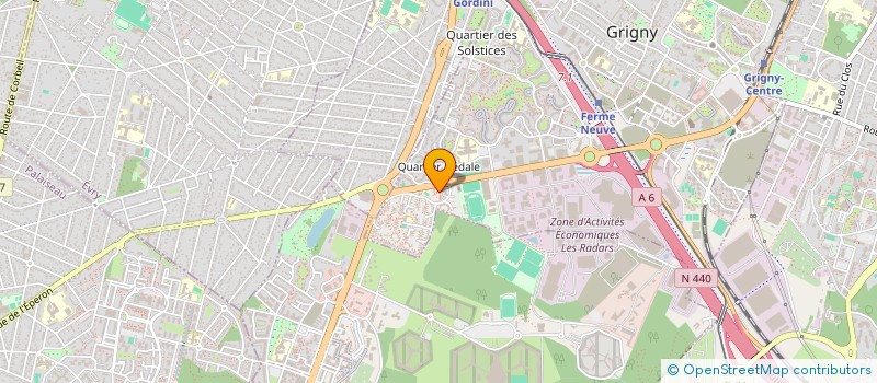 localisation de l'entreprise CHRONOTRANSPORT à GRIGNY
