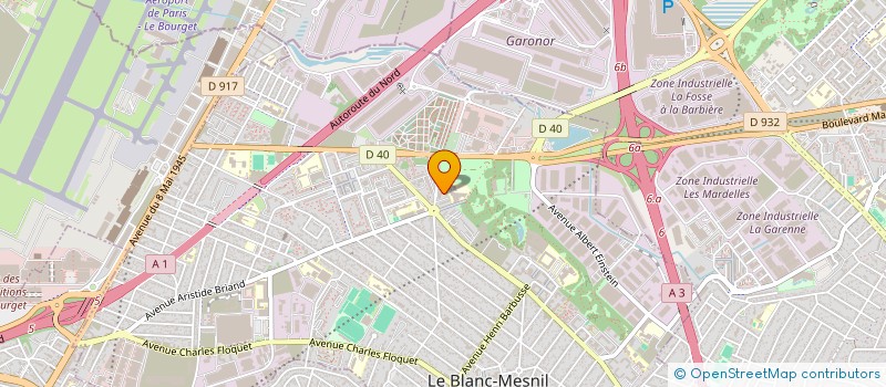 localisation de l'entreprise CHRONOVIA à LE BLANC-MESNIL